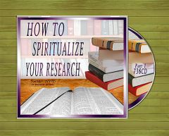 How To Spiritualize Your Research